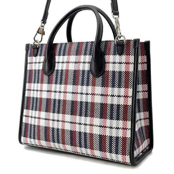 GUCCI Embroidery Tote Bag Size Small Canvas/Leather Multicolor 659983 - Picture 10 of 13